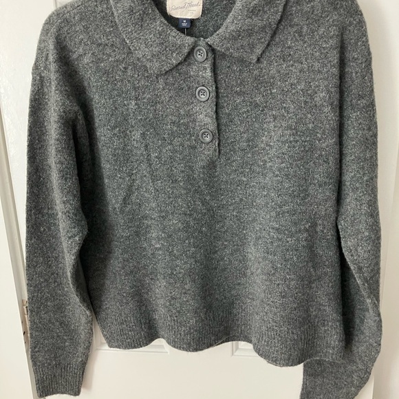 Universal Thread | Sweaters | Universal Thread Charcoal Knit Sweater ...